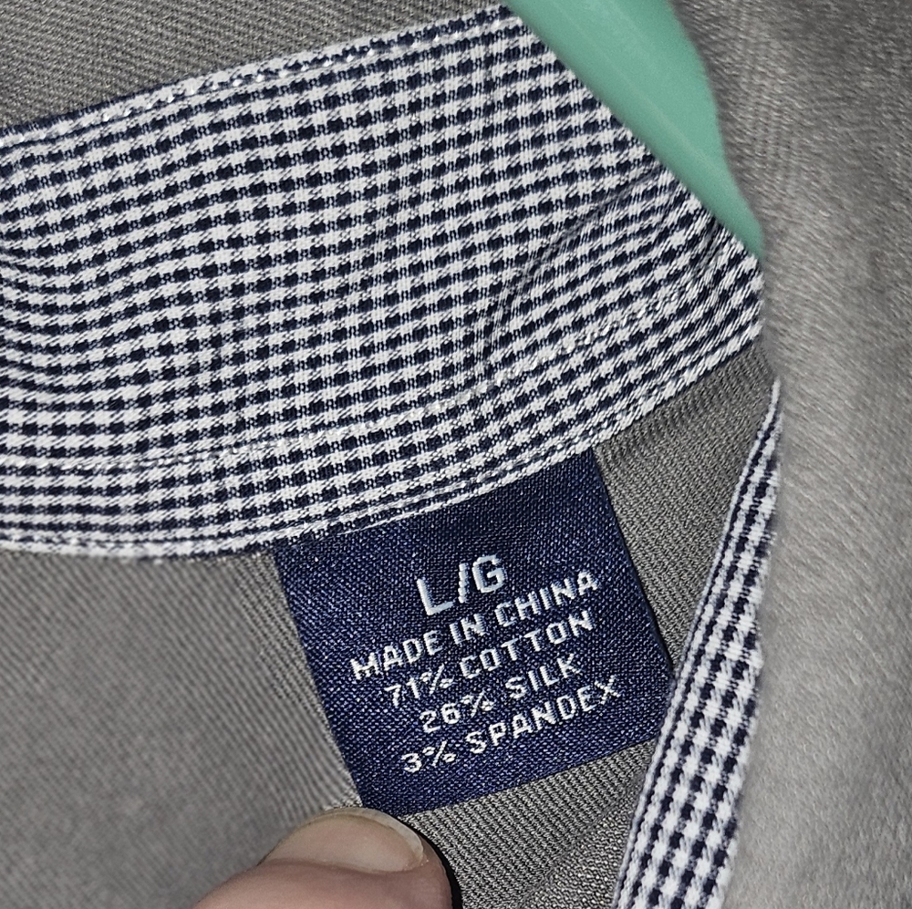 Tommy Bahama Charcoal Long Sleeve Shirt - Picture 3 of 6